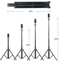 Load image into Gallery viewer, 2 in 1 Selfie Tripod, 160cm Ultra-long Extendable with Tripod Stand & 360° Multi Angle Phone Holder