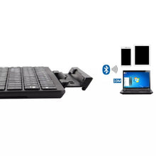 Load image into Gallery viewer, Universal Bluetooth Wireless Keyboard with Stand Built In Rechargeable Battery for Phone & Tablet