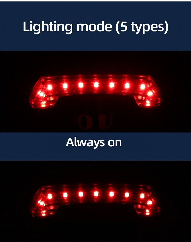 Bicycle Taillights Night Light Wireless Remote Control Warning Light Horn Waterproof Bike Lamp