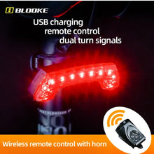Load image into Gallery viewer, Bicycle Taillights Night Light Wireless Remote Control Warning Light Horn Waterproof Bike Lamp
