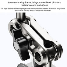 Load image into Gallery viewer, 360° Universal Rotatable with Flexible Robotic Arms to support various Viewwing Angles One Touuch Phone Bracket support phone size from size up to 11cm
