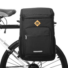 Load image into Gallery viewer, RZAHUAHU 3-In-1 Bicycle Insulation Bag Reflective Rear Rack Pannier Water-repellent Bike Shoulder Backpack Cycling MTB Bike Accessories (YA-1705)
