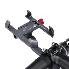 Load image into Gallery viewer, PROMEND Bicycle Stem Mount Aluminum Alloy Mobile Phone Holder Adjustable Angle &amp; Rotatable Support up to 9.5cm Width
