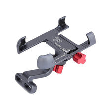 Load image into Gallery viewer, PROMEND Bicycle Stem Mount Aluminum Alloy Mobile Phone Holder Adjustable Angle &amp; Rotatable Support up to 9.5cm Width
