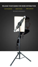 Load image into Gallery viewer, AODIV Universal 360° Compact Foldable Tripod Stand up to 1.65 Meter Height &amp; Support Tablet Size 9.5&quot;-14.5&quot;with Carrying Bag
