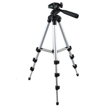 Load image into Gallery viewer, Light Weight Portable Aluminum Tripod Stand &amp; Phone Bracket for Phone &amp; Camera (Below 2kg) Height: 33~103cm
