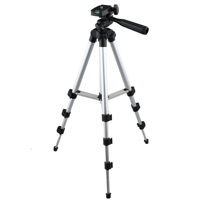 Light Weight Portable Aluminum Tripod Stand & Phone Bracket for Phone & Camera (Below 2kg) Height: 33~103cm