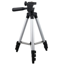 Load image into Gallery viewer, Light Weight Portable Aluminum Tripod Stand &amp; Phone Bracket for Phone &amp; Camera (Below 2kg) Height: 33~103cm
