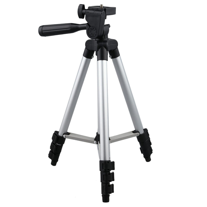 Light Weight Portable Aluminum Tripod Stand & Phone Bracket for Phone & Camera (Below 2kg) Height: 33~103cm