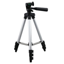 Load image into Gallery viewer, Light Weight Portable Aluminum Tripod Stand &amp; Phone Bracket for Phone &amp; Camera (Below 2kg) Height: 33~103cm
