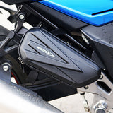 RZAHUAHU Motorcycle Side Bags Universal EVA Hard Shell Waterproof Bike Hanging Triangle Pouch (Left+Right) (YA-438)