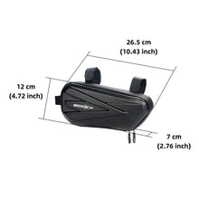 Load image into Gallery viewer, RZAHUAHU Motorcycle Side Bags Universal EVA Hard Shell Waterproof Bike Hanging Triangle Pouch (Left+Right) (YA-438)
