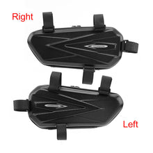 Load image into Gallery viewer, RZAHUAHU Motorcycle Side Bags Universal EVA Hard Shell Waterproof Bike Hanging Triangle Pouch (Left+Right) (YA-438)

