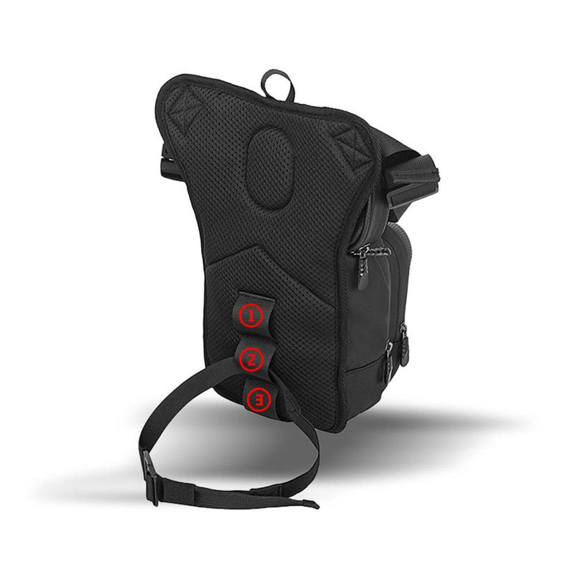 RZAHUAHU Motorcycle Leg Bag, Waist Bag,Rainproof Crossbody Bag Sports Multifunctional, Backpack Phone Pouch (YA-462)