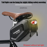 RZAHUAHU Bicycle Saddle Bag 2.5L Large Capacity Seatpost Storage Bag Hard Shell (YA-467)