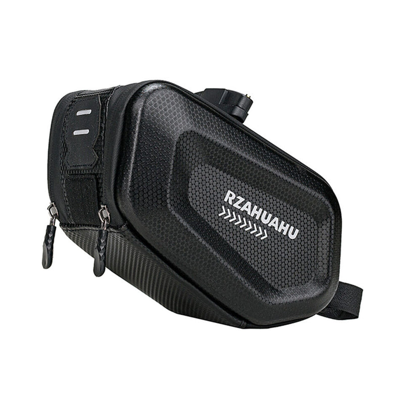 RZAHUAHU Bicycle Saddle Bag 2.5L Large Capacity Seatpost Storage Bag Hard Shell (YA-467)