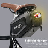 RZAHUAHU Bicycle Saddle Bag 2.5L Large Capacity Seatpost Storage Bag Hard Shell (YA-467)