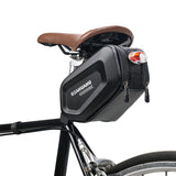 RZAHUAHU Bicycle Saddle Bag 2.5L Large Capacity Seatpost Storage Bag Hard Shell (YA-467)