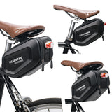 RZAHUAHU Bicycle Saddle Bag 2.5L Large Capacity Seatpost Storage Bag Hard Shell (YA-467)