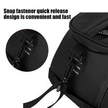 Load image into Gallery viewer, RZAHUAHU Waterproof Bike Pannier Bag (PU LeatherEVA) Bicycle Rack Bag with 2 Side Hanging Bags (YA-532-2S)
