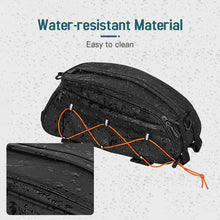 Load image into Gallery viewer, RZAHUAHU Waterproof Bike Pannier Bag (PU LeatherEVA) Bicycle Rack Bag with 2 Side Hanging Bags (YA-532-2S)
