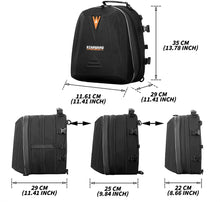 Load image into Gallery viewer, RZAHUAHU Motorcycle Luggage Bags Rear Seat Waterproof Bag Tail Bag Backpack Motorbike Helmet Bag Storage Bags with Expandable Storage 20-28L (YA-533)
