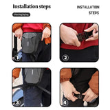 RZAHUAHU Motorcycle Drop Waist Leg Bag Portable Waterproof Shoulder Waist Pack Belt Hip Bum Luggage Ride Bags (YA-566)