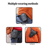 RZAHUAHU Motorcycle Drop Waist Leg Bag Portable Waterproof Shoulder Waist Pack Belt Hip Bum Luggage Ride Bags (YA-566)