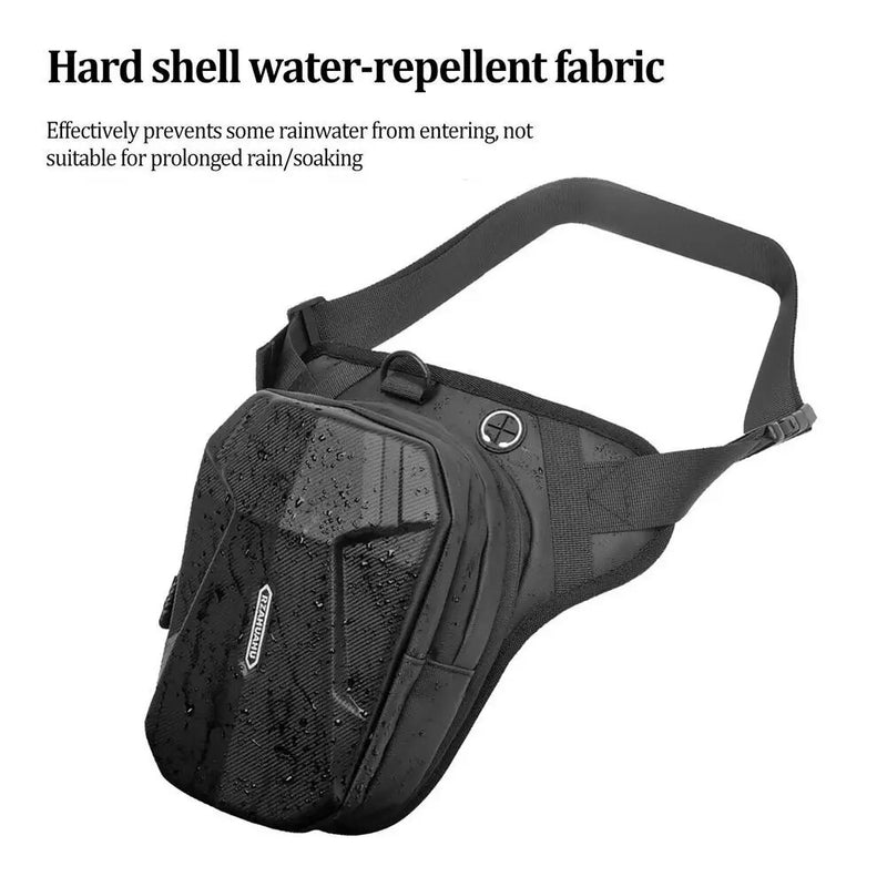 RZAHUAHU Motorcycle Drop Waist Leg Bag Portable Waterproof Shoulder Waist Pack Belt Hip Bum Luggage Ride Bags (YA-566)