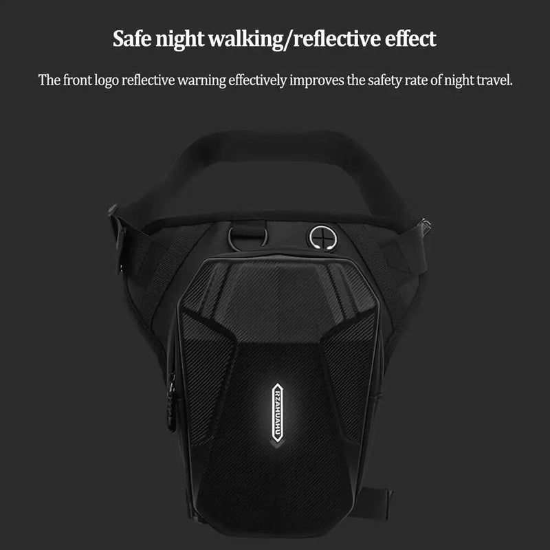 RZAHUAHU Motorcycle Drop Waist Leg Bag Portable Waterproof Shoulder Waist Pack Belt Hip Bum Luggage Ride Bags (YA-566)