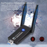 AC1300 USB 3.0 1300Mbps WiFi Wireless Adapter Dongle 802.11ac 5GHz Dual Band 11AC