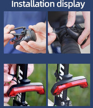 Load image into Gallery viewer, Bicycle Taillights Night Light Wireless Remote Control Warning Light Horn Waterproof Bike Lamp
