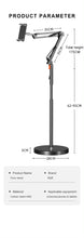 Load image into Gallery viewer, X&amp;X 1.75m Lazy Bed Mobile Phone Tablet Floor Holder 360 Flexible Arms Adjustable Aluminum Mobile Phone Tablet PC Stand
