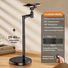 Load image into Gallery viewer, Magnetic Magsafe &amp; Holder Desktop Stand Overhead Flexible Angle Movement &amp; Height Adjustable
