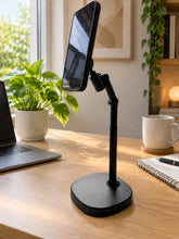 Load image into Gallery viewer, Magnetic Magsafe &amp; Holder Desktop Stand Overhead Flexible Angle Movement &amp; Height Adjustable
