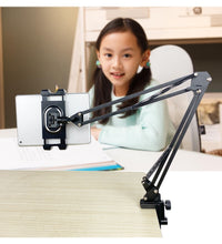 Load image into Gallery viewer, 360° Rotatable &amp; Multiple Angle Phone &amp; Tablet Holder Support for Tablet up to Size 13&quot; with 2 Way Andle Holding
