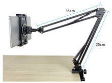 Load image into Gallery viewer, 360° Rotatable &amp; Multiple Angle Phone &amp; Tablet Holder Support for Tablet up to Size 13&quot; with 2 Way Andle Holding
