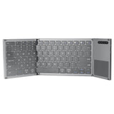 Universal 78 Keys Multi-function Ultra-thin Mini Three Fold Bluetooth Keyboard