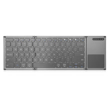 Load image into Gallery viewer, Universal 78 Keys Multi-function Ultra-thin Mini Three Fold Bluetooth Keyboard
