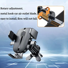 Load image into Gallery viewer, Universal 360° Car Air Vent Mount Clip Phone Holder J-Hook Anti Fall Design for Phone
