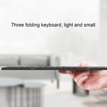 Load image into Gallery viewer, Bluetooth Wireless Rechargeble Folding Keyboard wiht Numeric Pad
