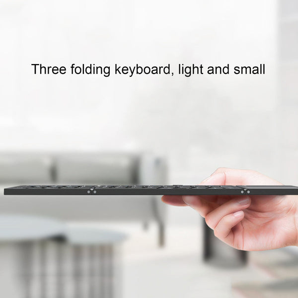 Bluetooth Wireless Rechargeble Folding Keyboard wiht Numeric Pad