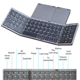 Bluetooth Wireless Rechargeble Folding Keyboard wiht Numeric Pad