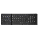 Bluetooth Wireless Rechargeble Folding Keyboard wiht Numeric Pad