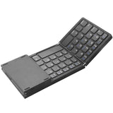 Bluetooth Wireless Rechargeble Folding Keyboard wiht Numeric Pad