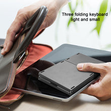 Load image into Gallery viewer, Bluetooth Wireless Rechargeble Folding Keyboard wiht Numeric Pad
