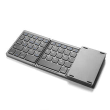 Load image into Gallery viewer, Bluetooth Wireless Rechargeble Folding Keyboard wiht Numeric Pad
