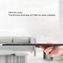 Load image into Gallery viewer, Bluetooth Wireless Rechargeble Folding Keyboard with Touch Pad 64 Keys USB C Charging
