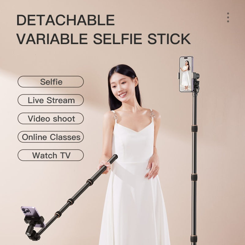 JOPREE B18 Tripod Stand Smartphone Live Streaming Video Recording Photo Selfie Adjustable Monopod 3 in 1 Horizontal Vertical