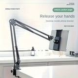 360° Boom Arm Flexi Adjustment Tablet Phone Holder Table for Desk, Broadcast, Kitchen, Bedroom